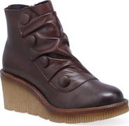 Miz Mooz Alice Leather Wedge Bootie