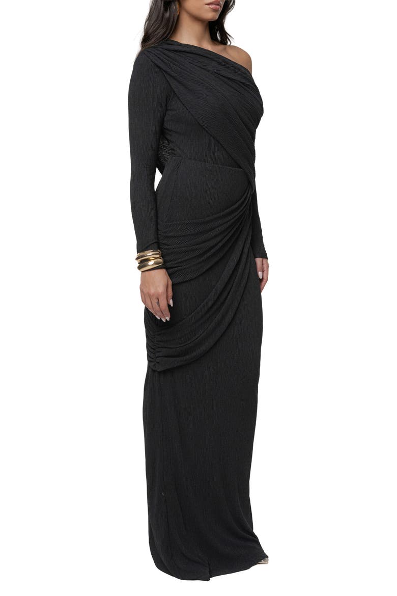 Paradise Hills Maxi Skirt, Alternate, color, BLACK