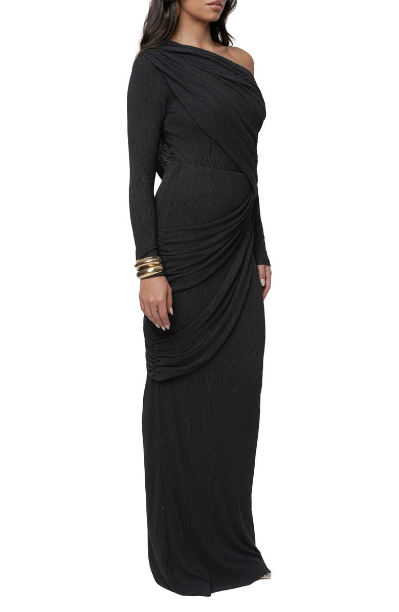 JLUXLABEL Paradise Hills Maxi Skirt, Alternate, color, Black