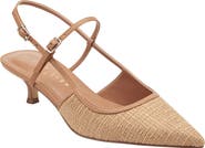 Marc Fisher LTD Ceddy Slingback Pointed Toe Kitten Heel Pump