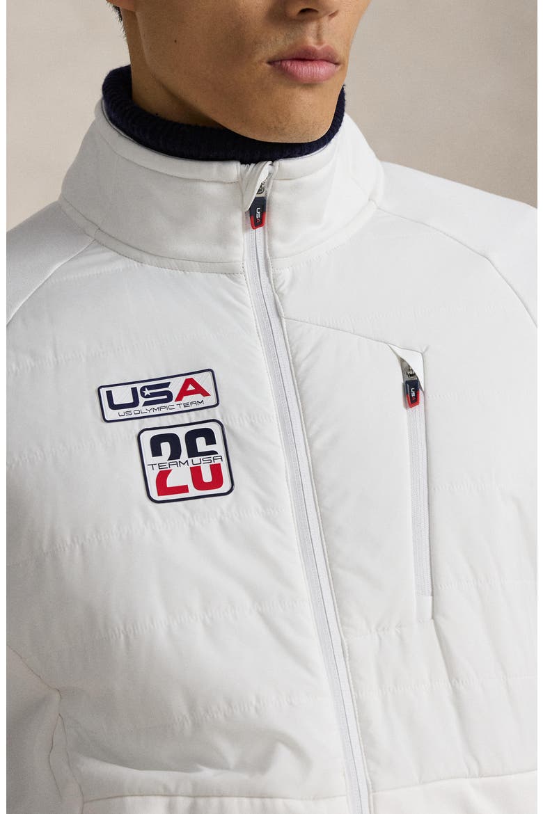 Team USA Hybrid Jacket, Alternate, color, CERAMIC WHITE