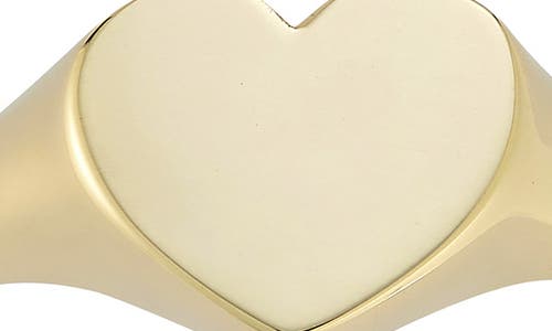 Ember Fine Jewelry Heart Signet Ring In Gold