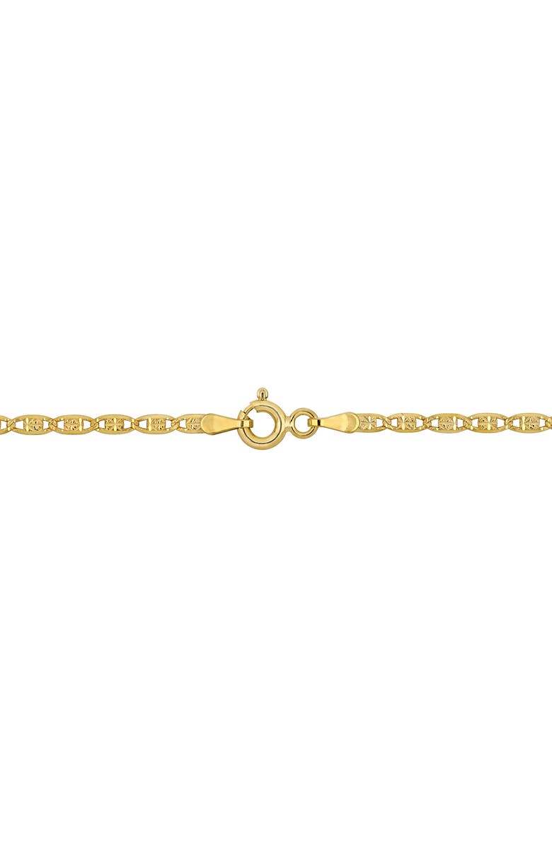 DELMAR 2mm Valentino Star Chain Necklace, Alternate, color,