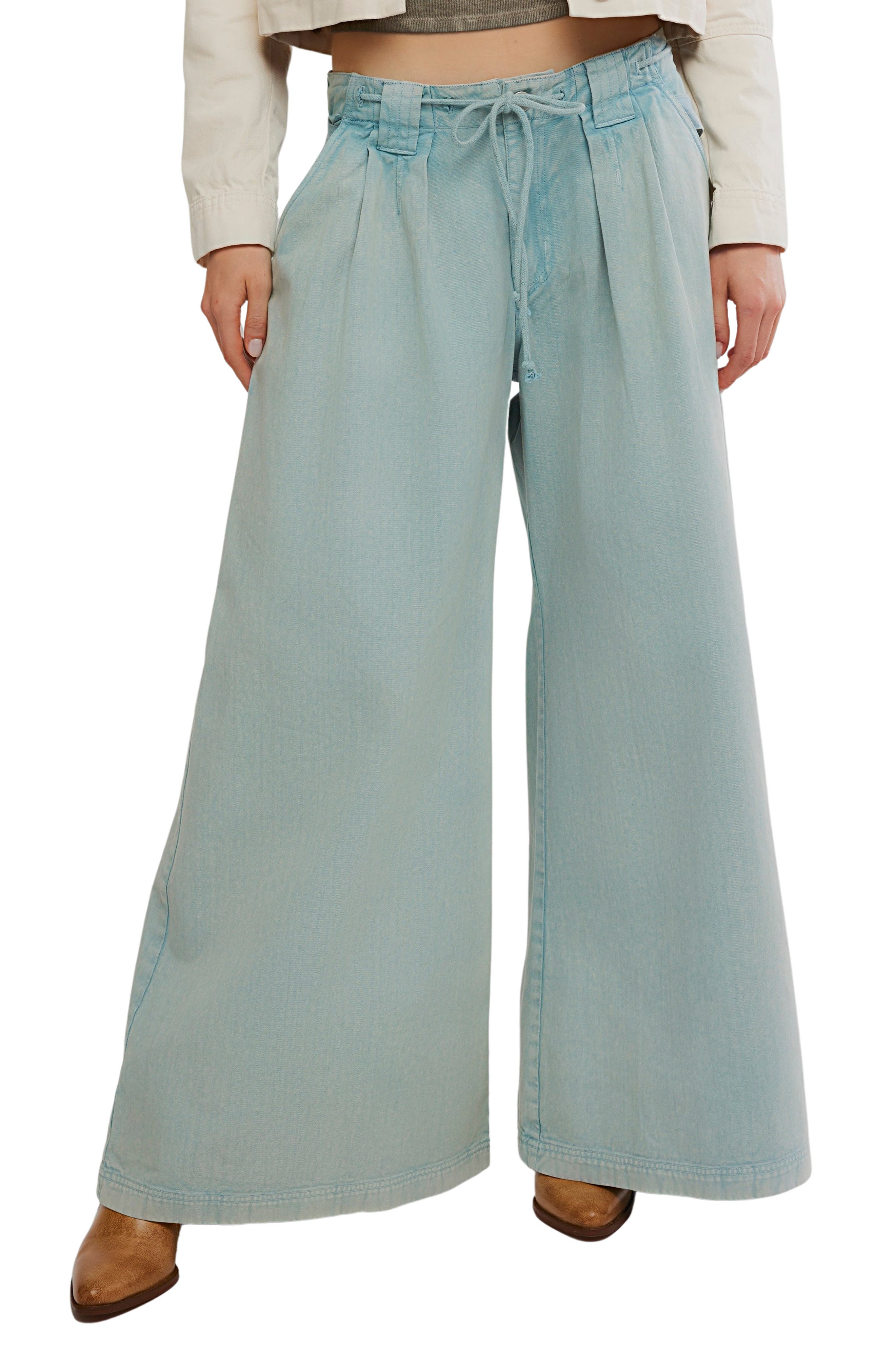 Free People Julien Wide Leg Chino Pants