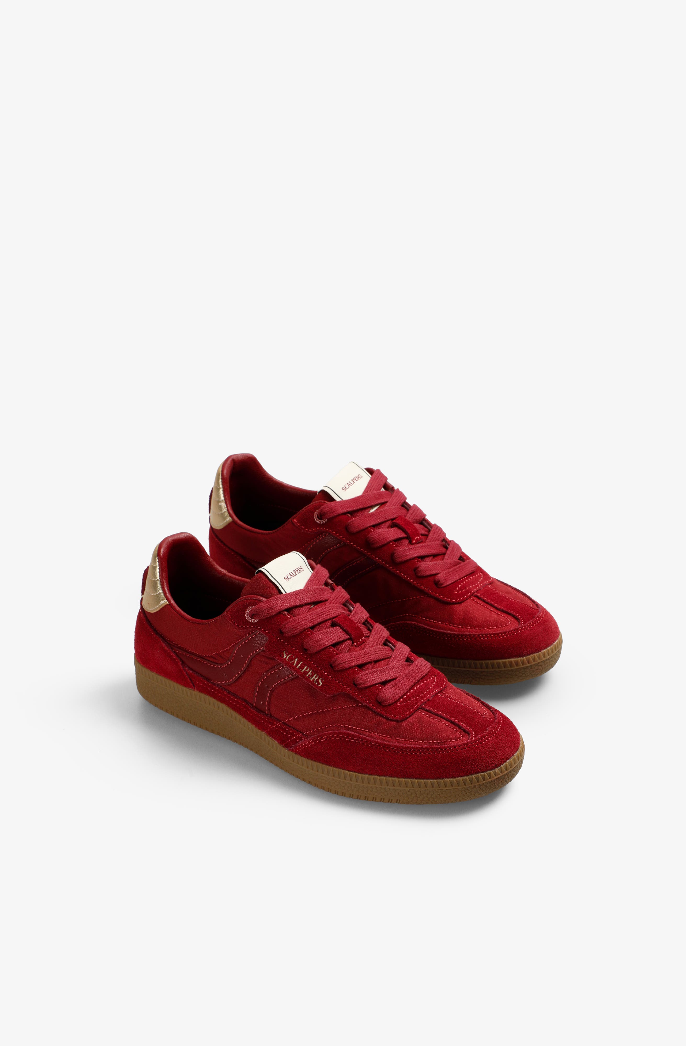 Scalpers Numikofabric Sneakers, Main, color, Darkred
