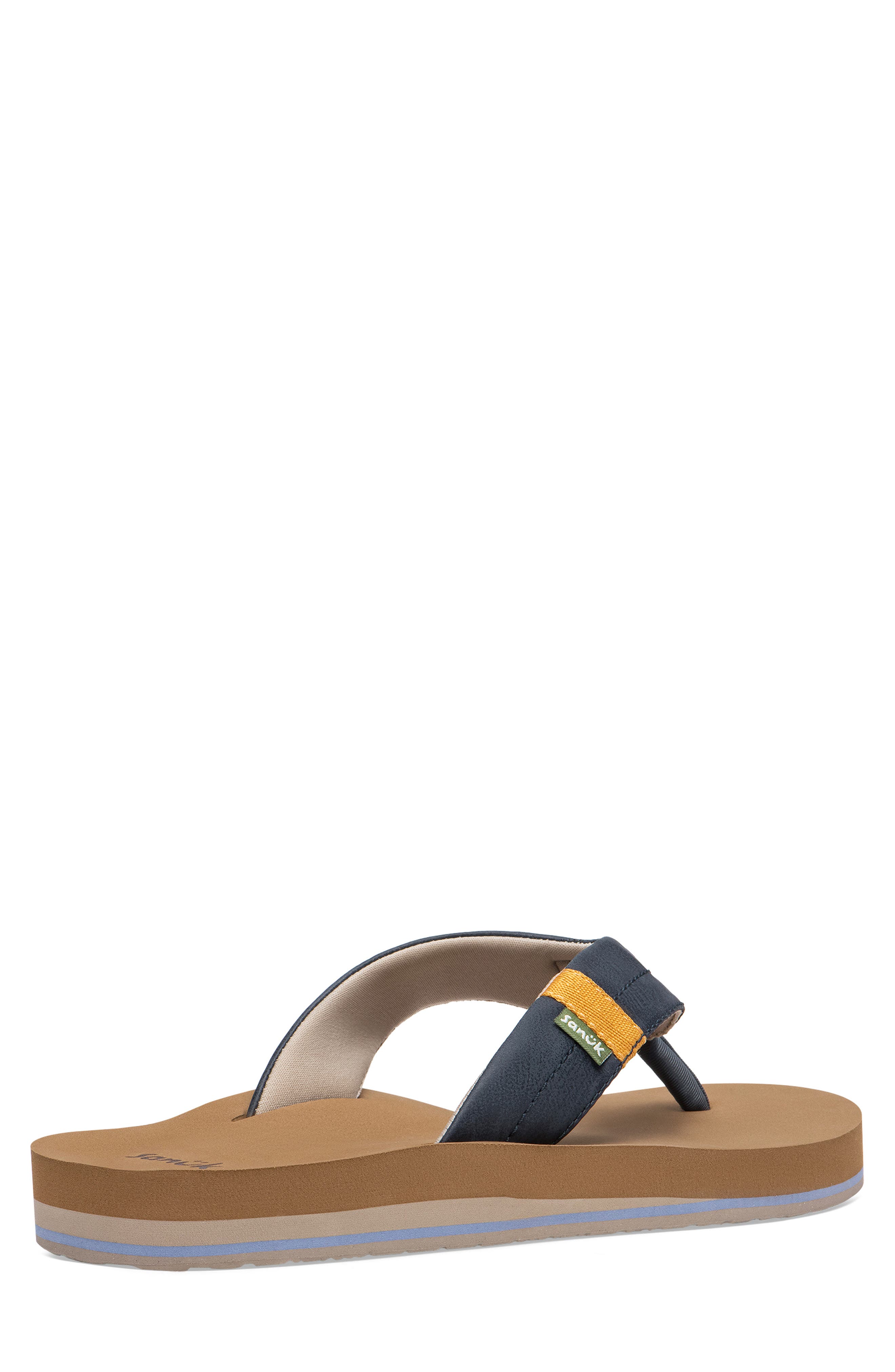 Sawyer Flip Flop, Alternate, color, NAVY RETRO