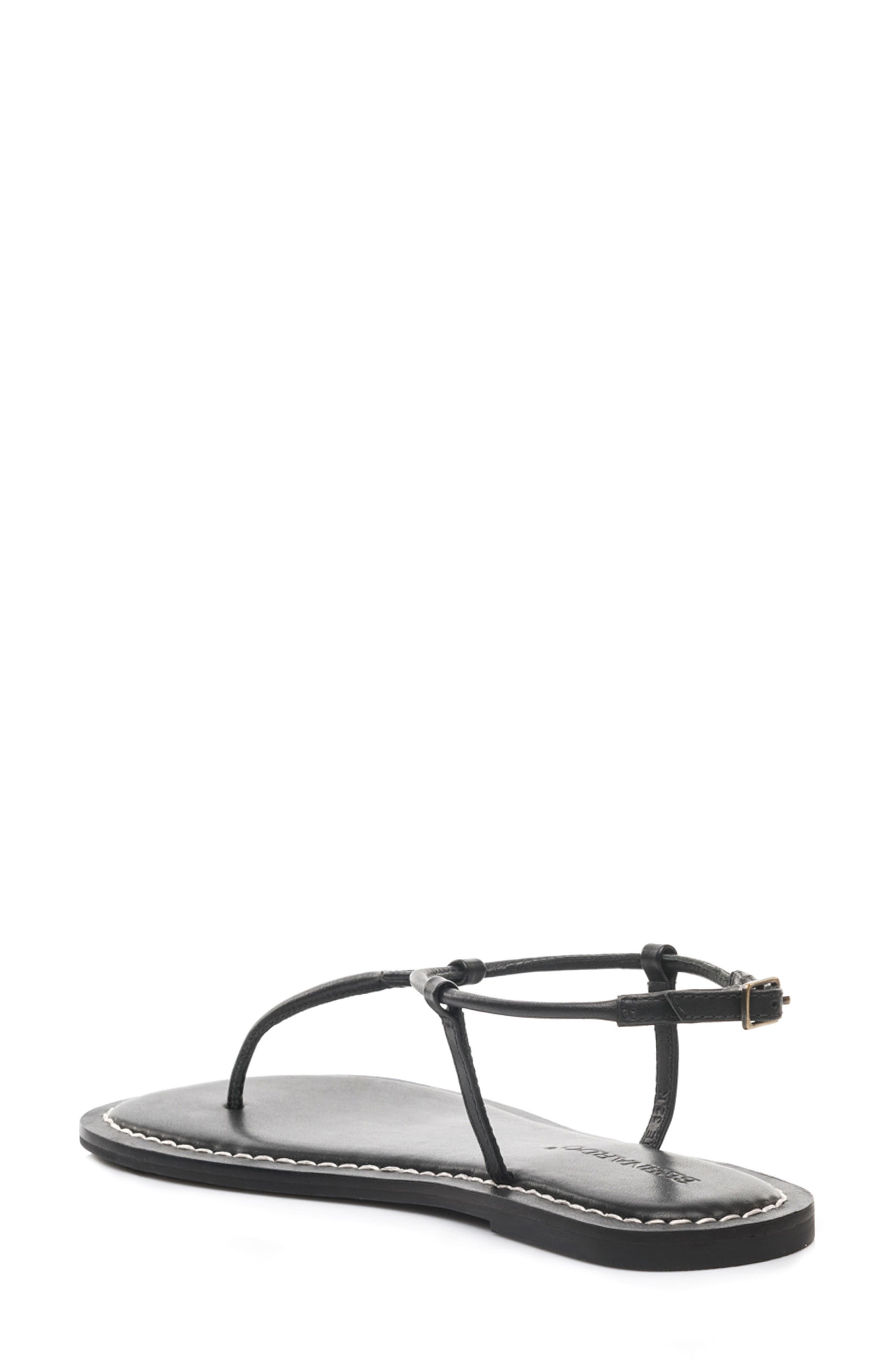 Bernardo Lilly Sandal, Alternate, color, BLACK LEATHER