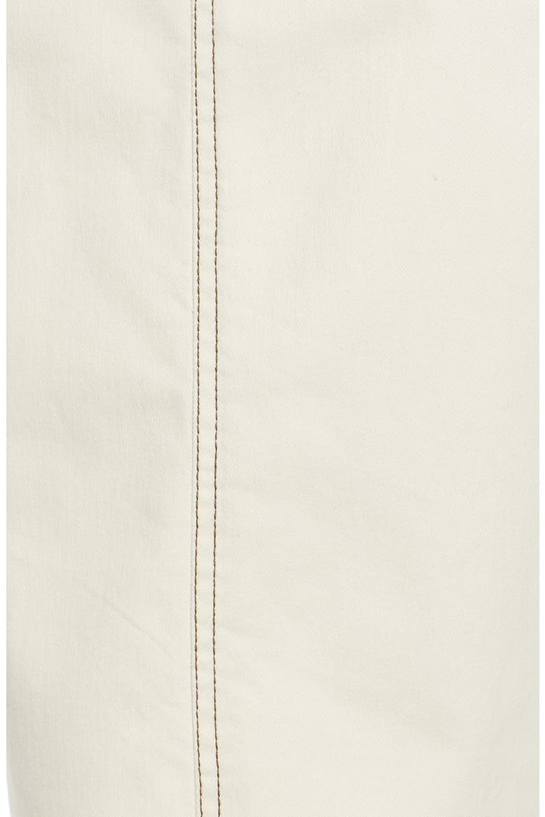 Contrast Stitch Utility Midi Skirt, Alternate, color, IVORY DOVE