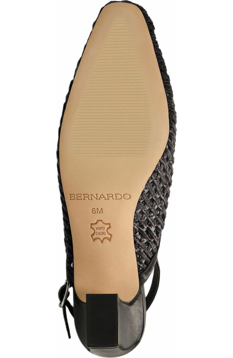 Bernardo Footwear Athena Woven Slingback Pump, Alternate, color,