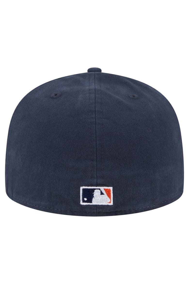 Men's New Era  Black Detroit Tigers Championship Side Flag A-Frame 59FIFTY Fitted Hat, Alternate, color, Black