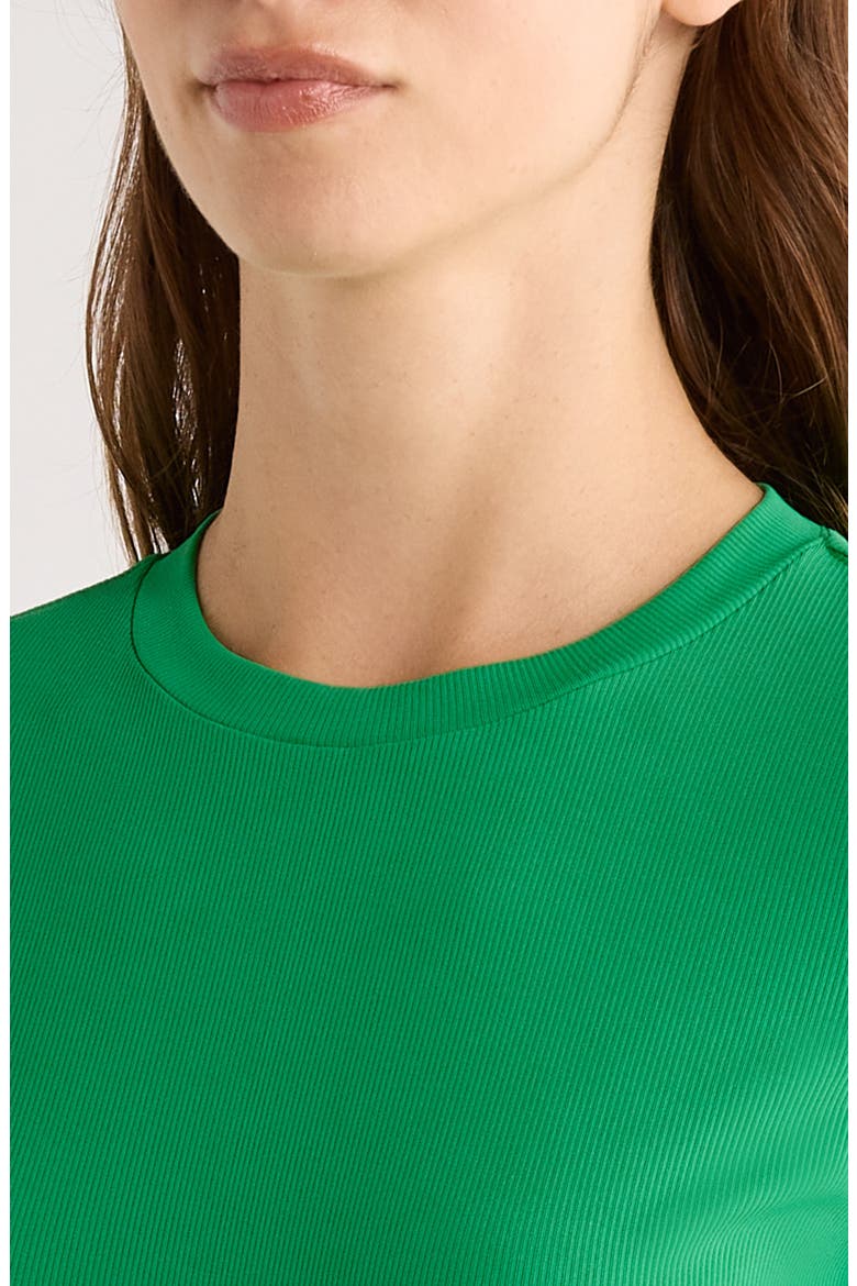 Tech Golf UPF 50+ Rib T-Shirt, Alternate, color, CLOVER