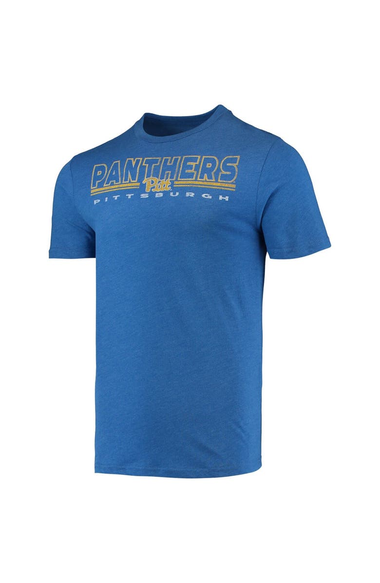 CONCEPTS SPORT Men's Concepts Sport Heathered Charcoal/Royal Pitt Panthers Meter T-Shirt & Pants Sleep Set, Alternate, color, 