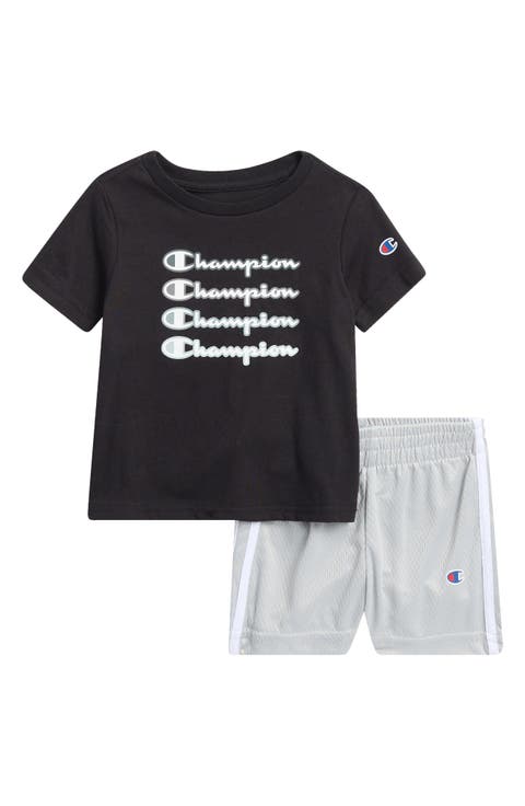 Logo Graphic T-Shirt & Woven Shorts Set (Baby)