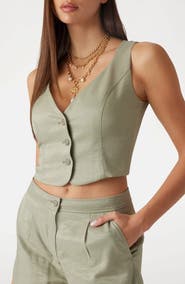 GUESS Camille Perfect Crop Vest