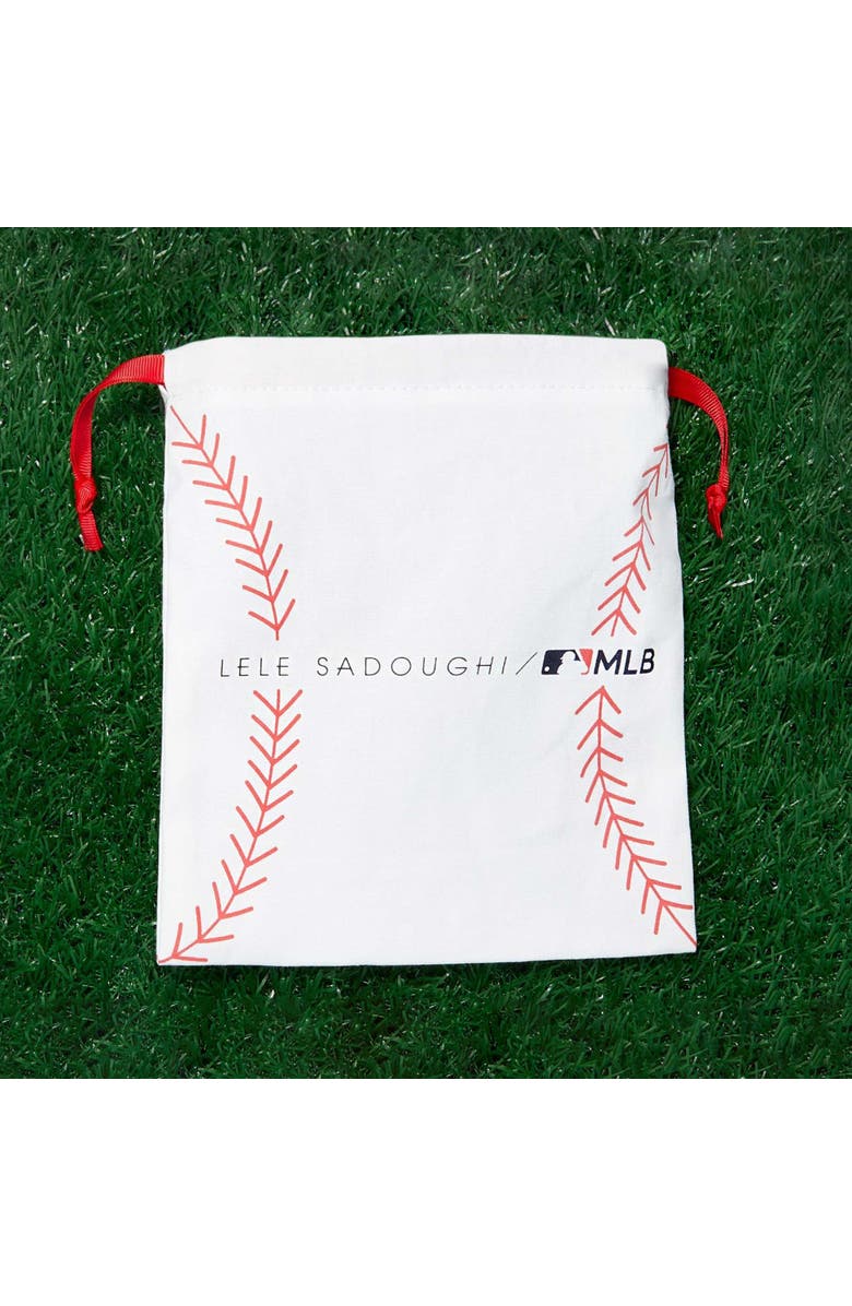 Lele Sadoughi MLB Red Sox Bow Barrette, Alternate, color, Navy 400