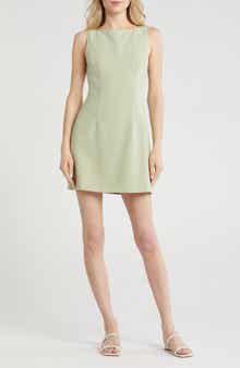 WAYF Boat Neck Dress