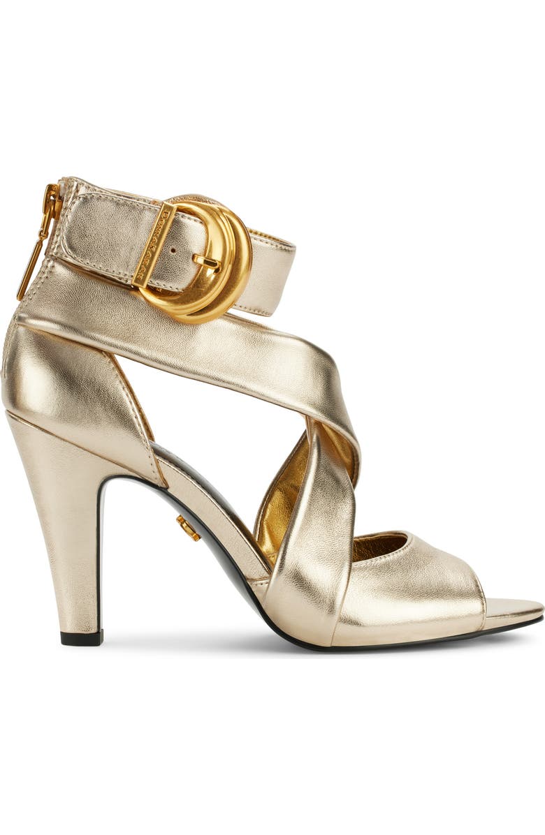 Donna Karan New York Clari Ankle Strap Peep Toe Sandal, Alternate, color,