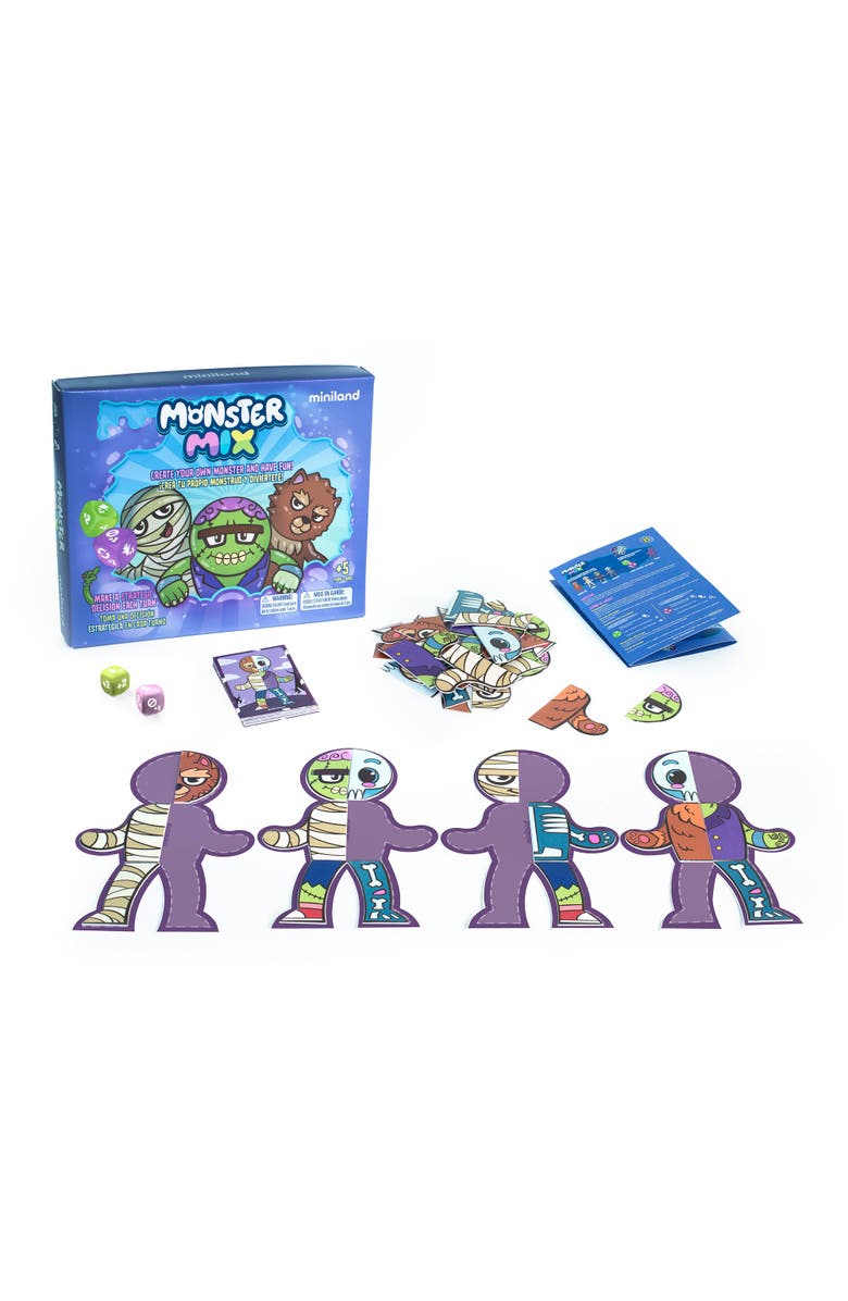 Miniland Monster Mix, Main, color, Blue Multi