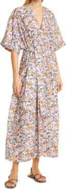 Vince Wisteria Vine Belted Dress