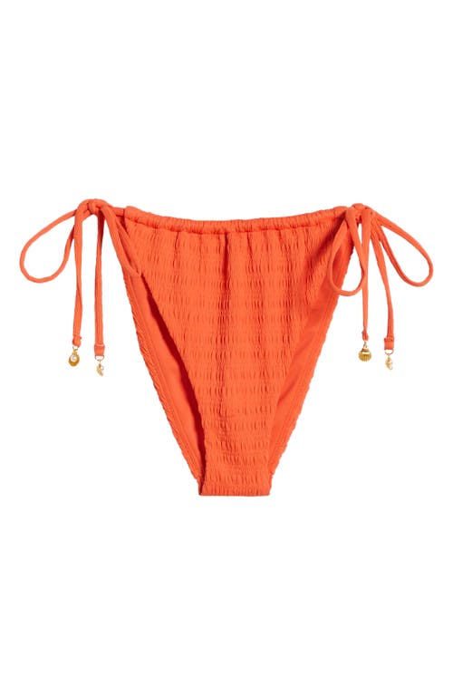 Pacsun Katelyn Shirred Side Tie Swim Bottoms