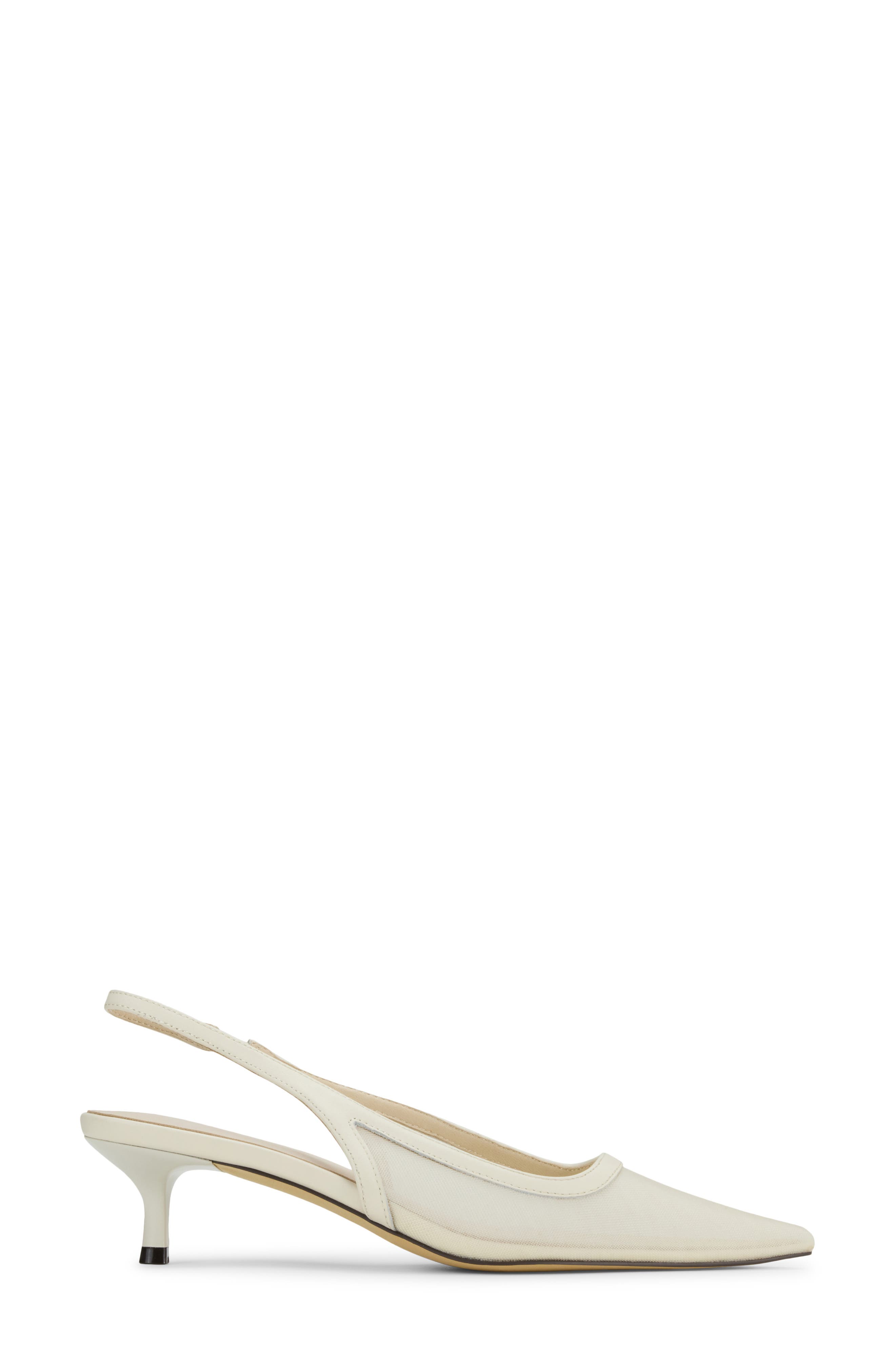 Delilah Slingback Pump, Alternate, color, CREAM