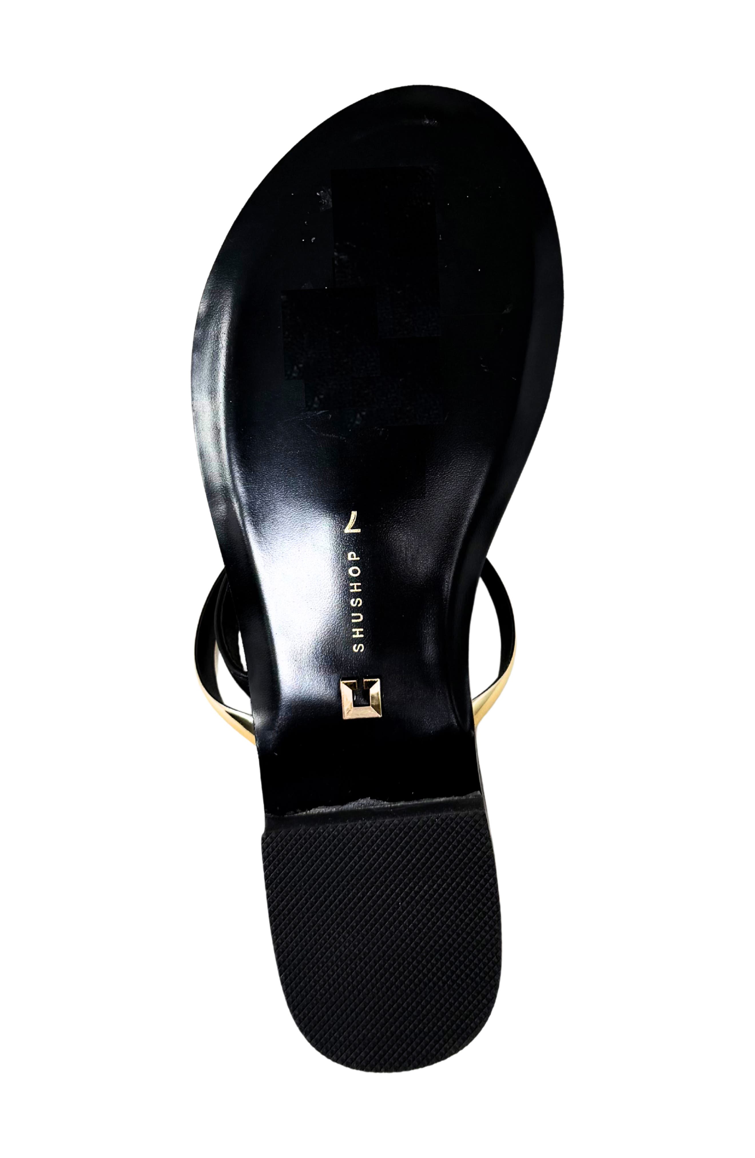 SHUSHOP Brenda Slide Sandal, Alternate, color, Black