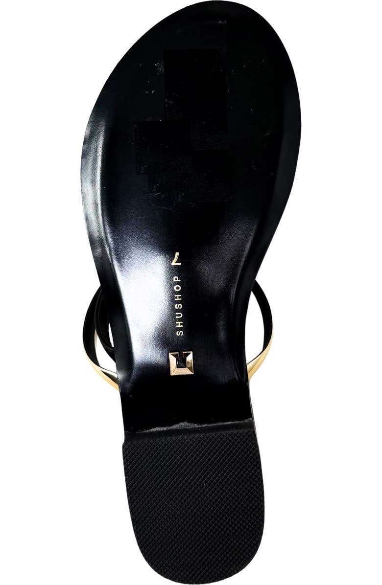 SHUSHOP Brenda Slide Sandal, Alternate, color, Black