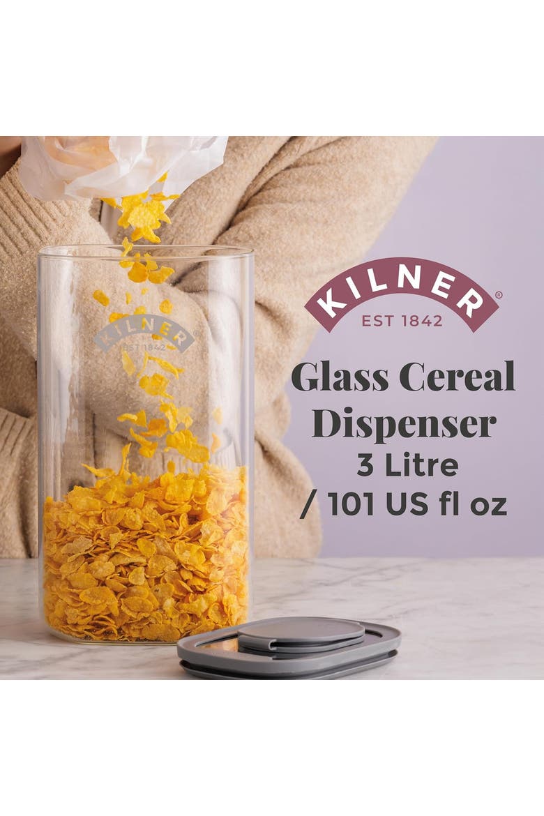 Fresh Storage Cereal Dispenser, Alternate, color, Clear