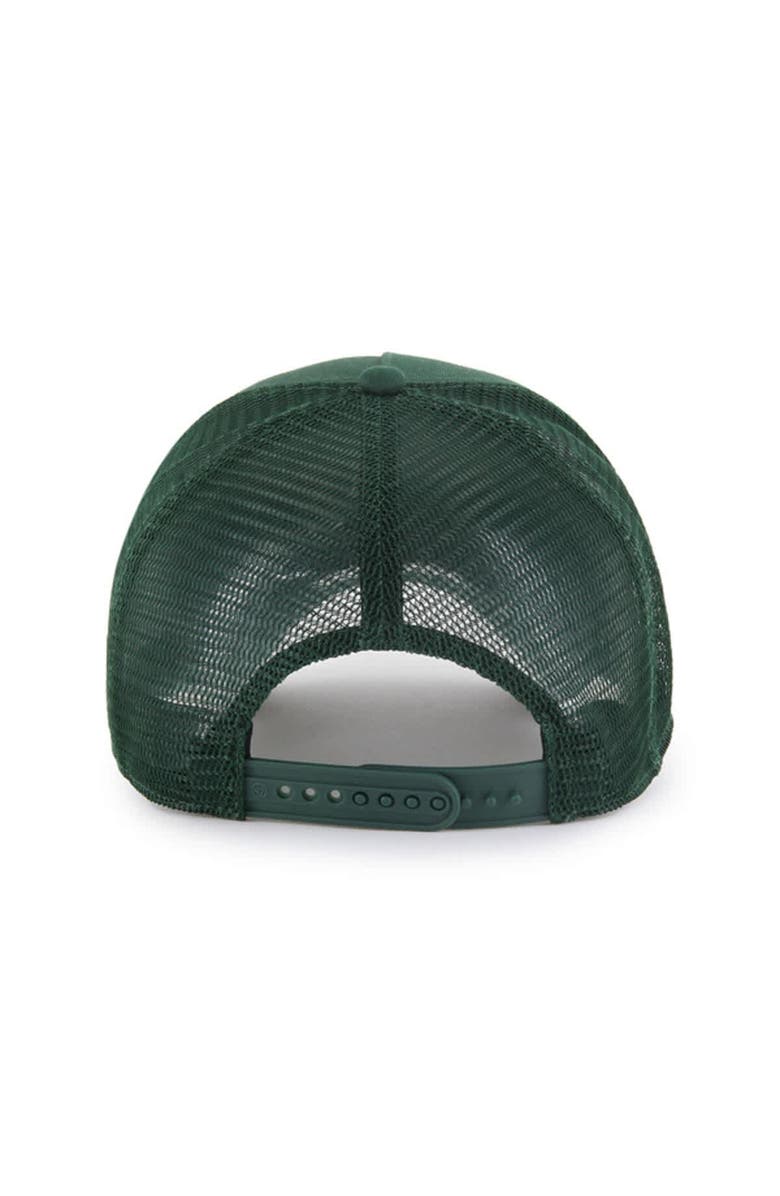 '47 Men's '47 Green Athletics Ballpark Offside Adjustable Trucker Hat, Alternate, color, 