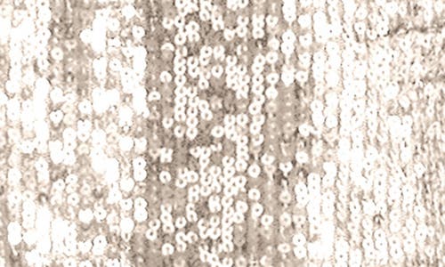 Steve Madden Collarless Sequin Blazer In Silver