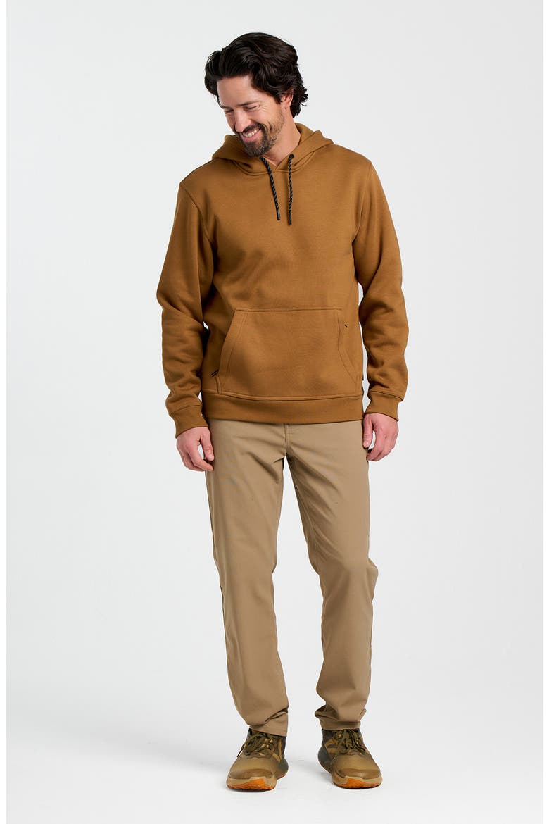 Northcoast Fleece Hoodie, Alternate, color, RUSSET