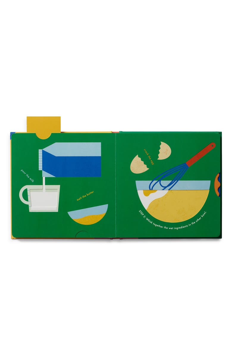 Phaidon Press 'Pancakes!: An Interactive Recipe Book' Board Book, Alternate, color, Blue/ Yellow