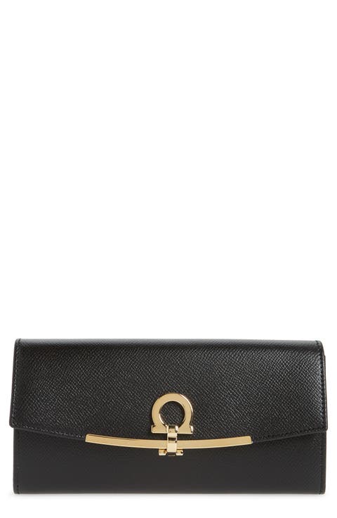 財布・小物その他 FERRAGAMO Woman Wallet Black 770880 220552 001 Gancini continental wallet - Women | Ferragamo