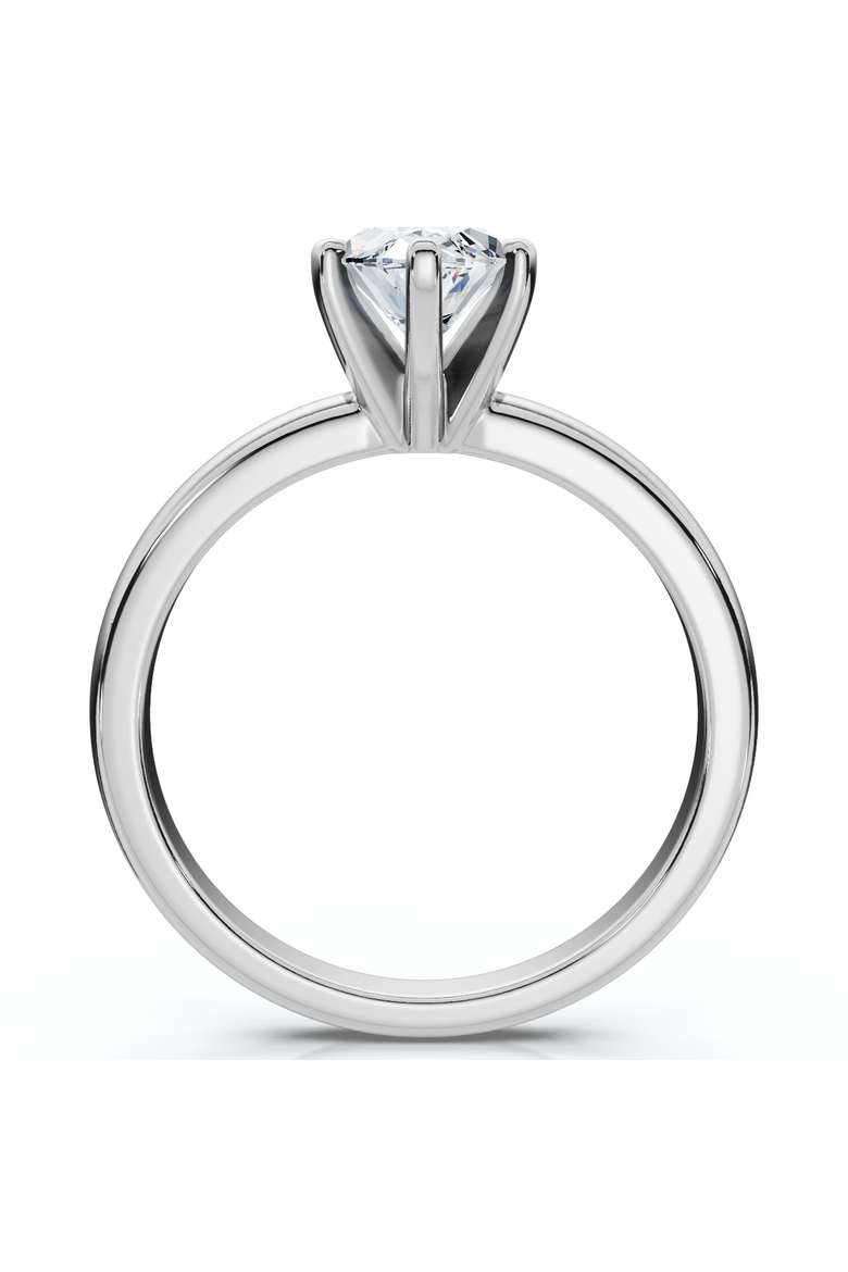 Certified 1Ct Marquise Diamond Engagement Ring 14k Gold Lab Grown, Alternate, color, 14k White Gold