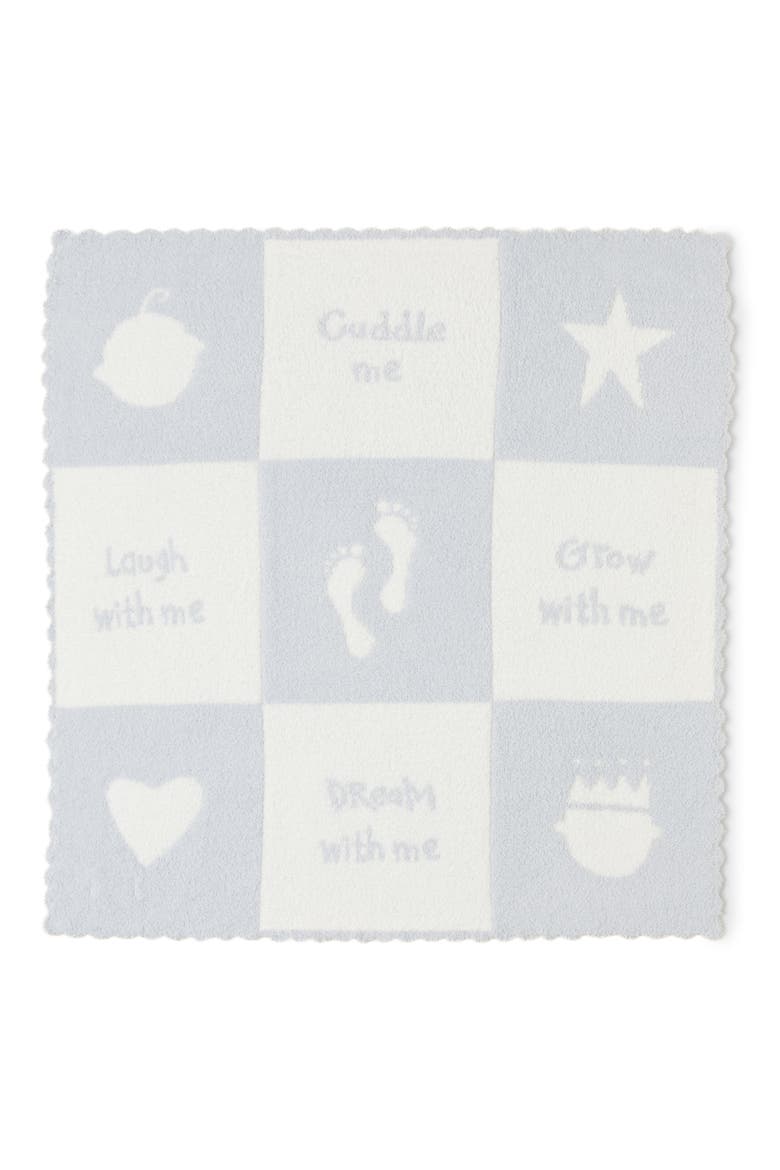 CozyChic® Cuddle Baby Blanket, Alternate, color, BLUE/ PEARL