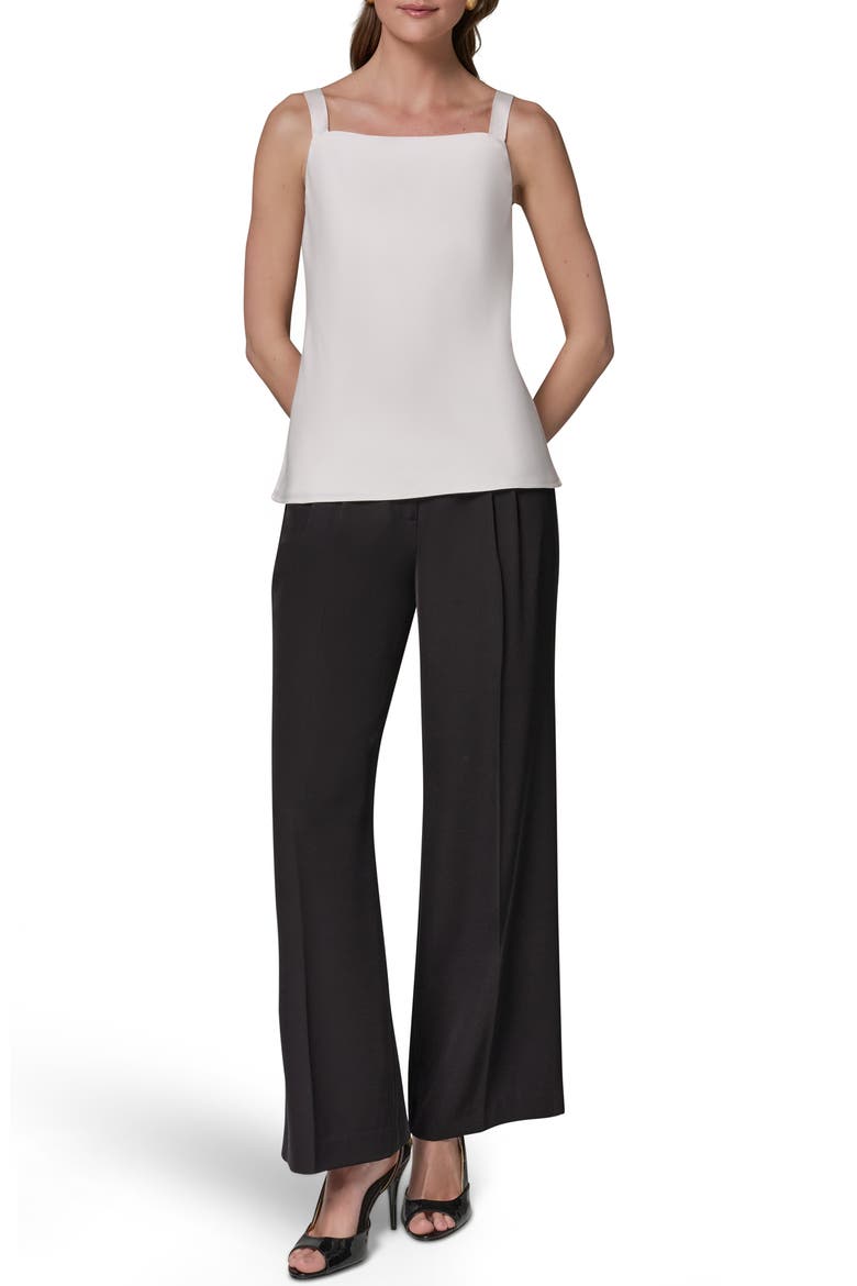 Cowl Neck Sleeveless Top, Alternate, color, CREAM