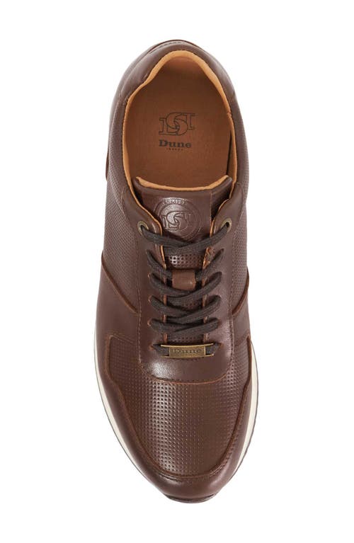 Dune London Trilogy Sneaker In Brown