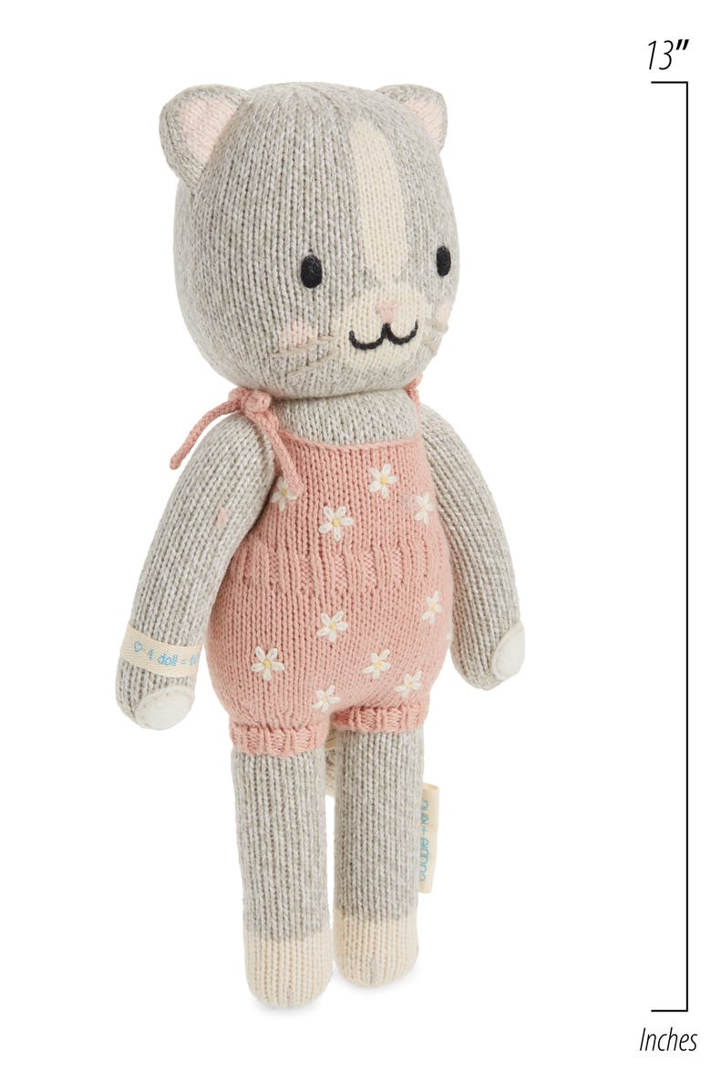 cuddle+kind Mini Daisy the Kitten Stuffed Animal, Alternate, color, 