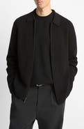 Vince Wool Blend Zip Cardigan