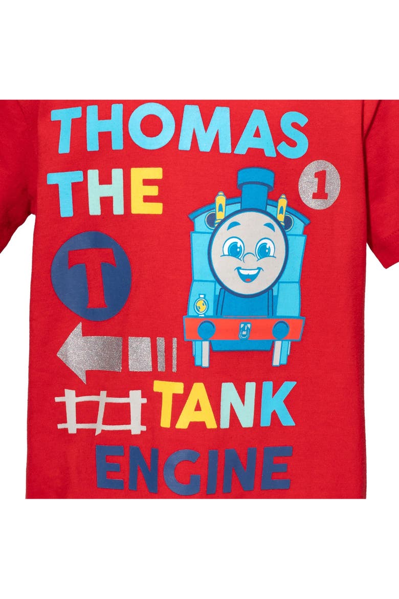 2-Pack T-Shirts, Alternate, color, Thomas Red Blue