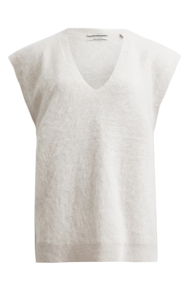 AllSaints Rebel Cashmere Sweater, Alternate, color, Jute White