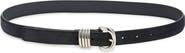 Madewell Metal Keeper Suede Belt