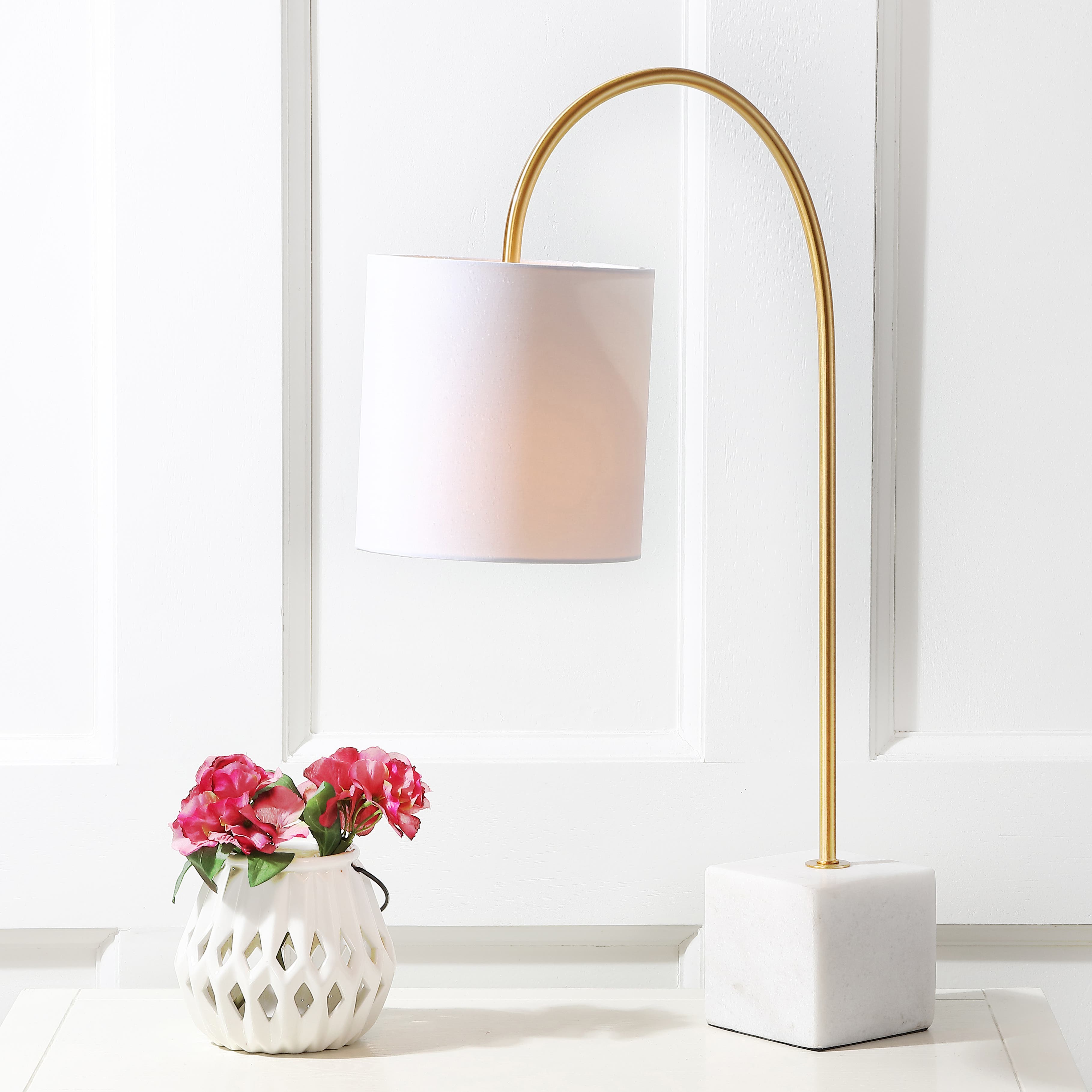 selected White/Brass Gold