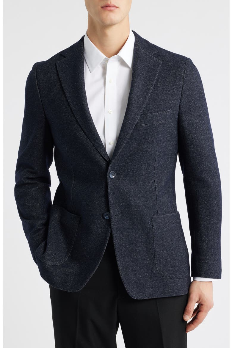 Icon Relaxed Fit Wool Blend Sport Coat, Alternate, color, DARK BLUE
