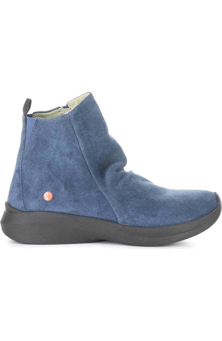 Softinos by Fly London Gujy Platform Wedge Bootie, Alternate, color, Blue Denim