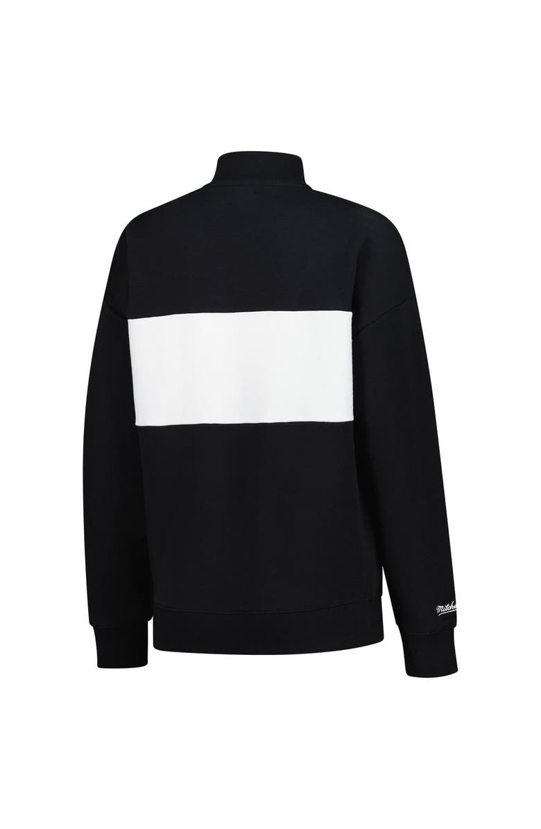 Mitchell & Ness Women's Mitchell & Ness Black Green Bay Packers Quarter-Zip Jacket, Alternate, color, Black