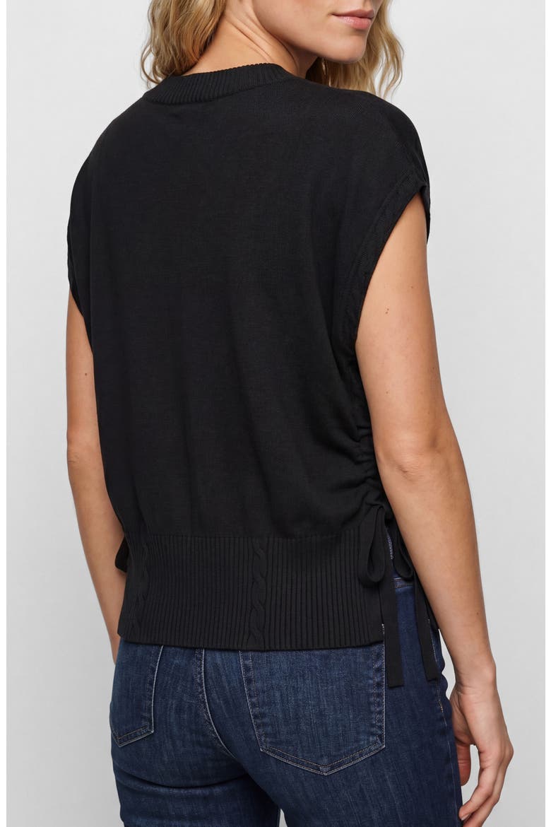V Neck Dolman Sweater, Alternate, color, BLACK