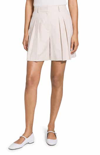 Theory Pleated Front Shorts