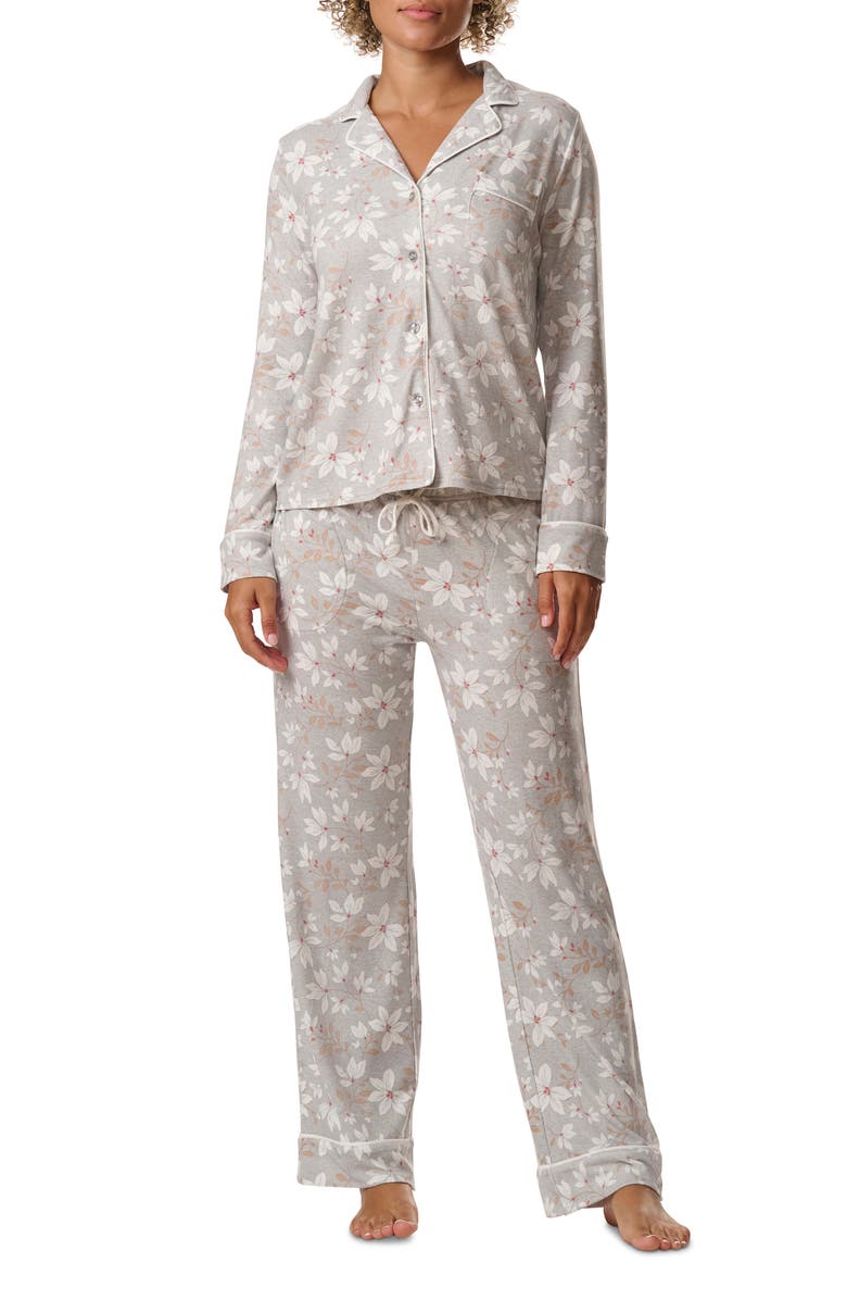 Splendid Plaid Long Sleeve Knit Pajamas, Alternate, color, 