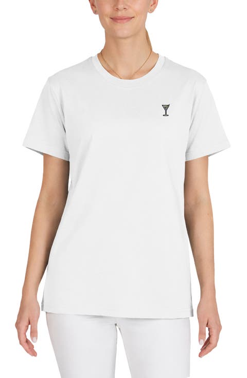 Womens Martini Lightweight Relaxed Jersey Tee